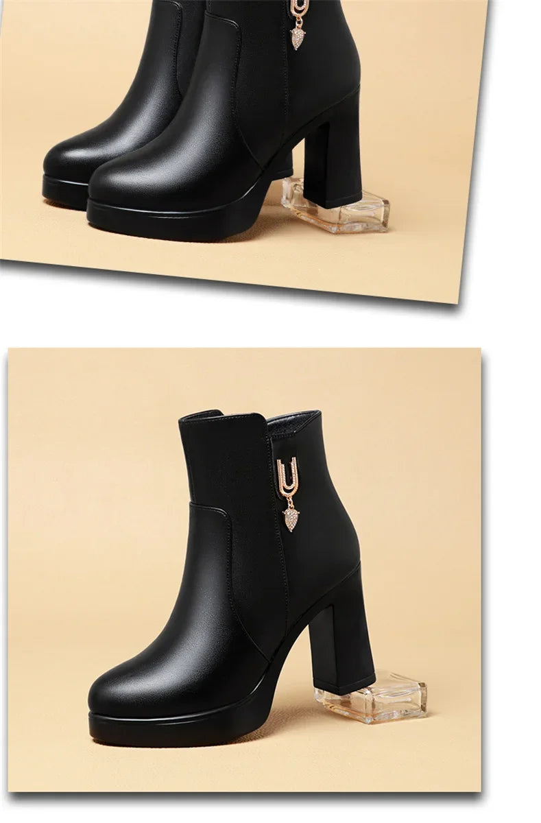 neue Damen-Winterstiefel,